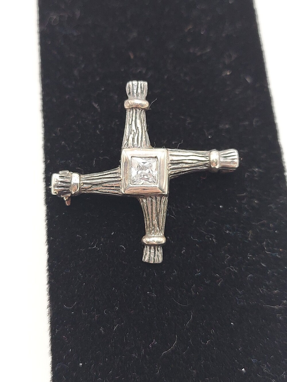 St Brigid's Irish Cross Pin 1", 925 Sterling, GC. - Picture 7 of 13